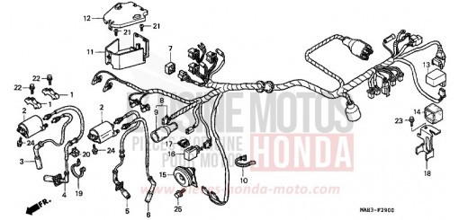 FAISCEAU DES FILS VT1100C2X de 1999